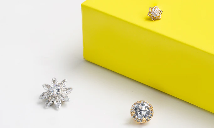 Dermal piercing jewelry
