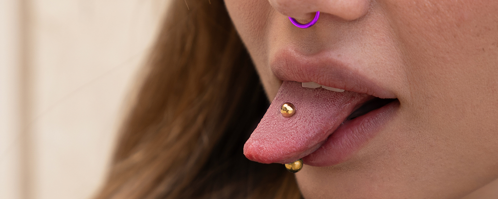 Zungenpiercing-Schmuck