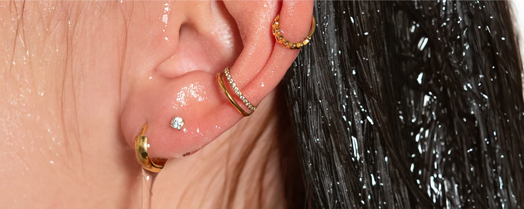 Wasserfester Piercingschmuck