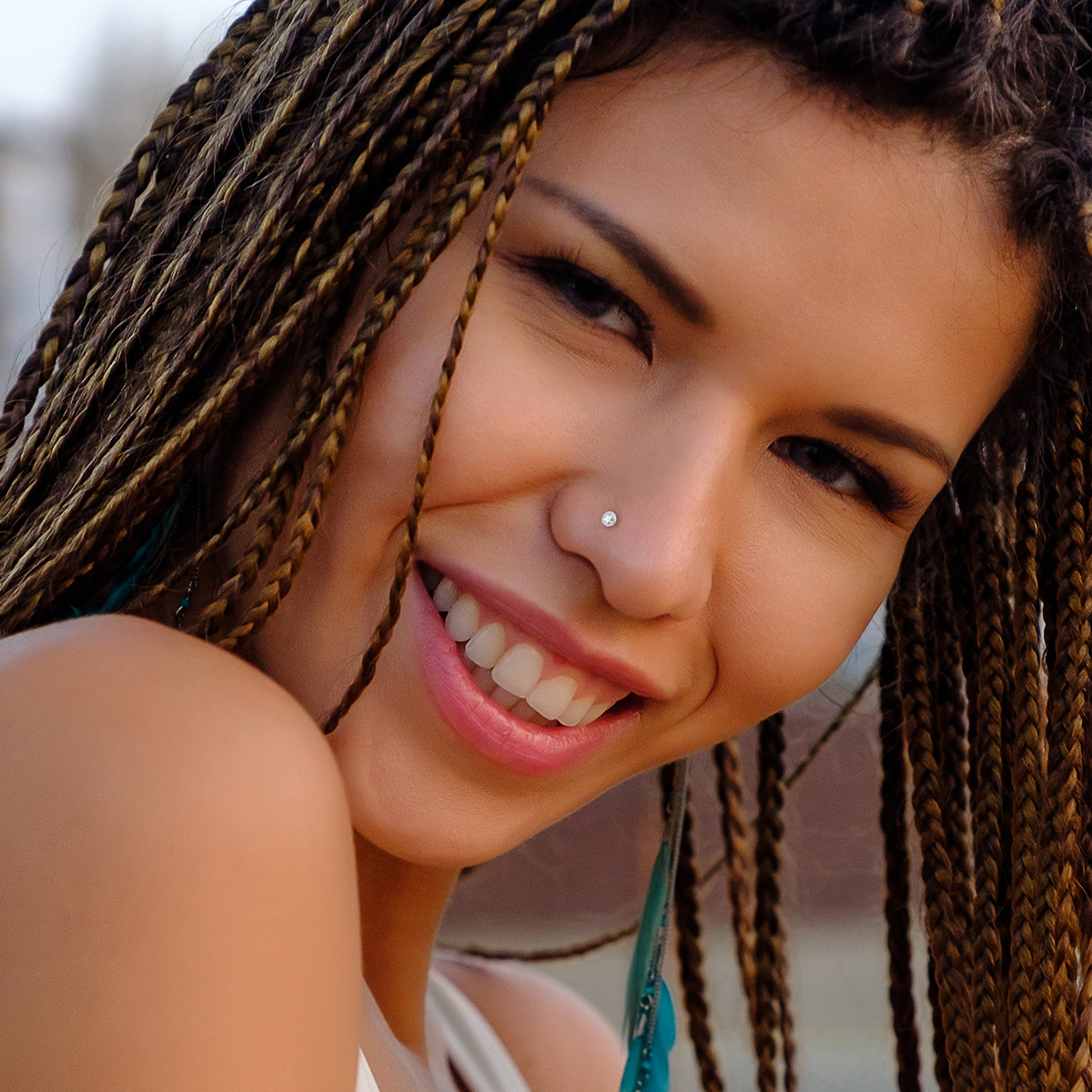 Discreet discount nose stud