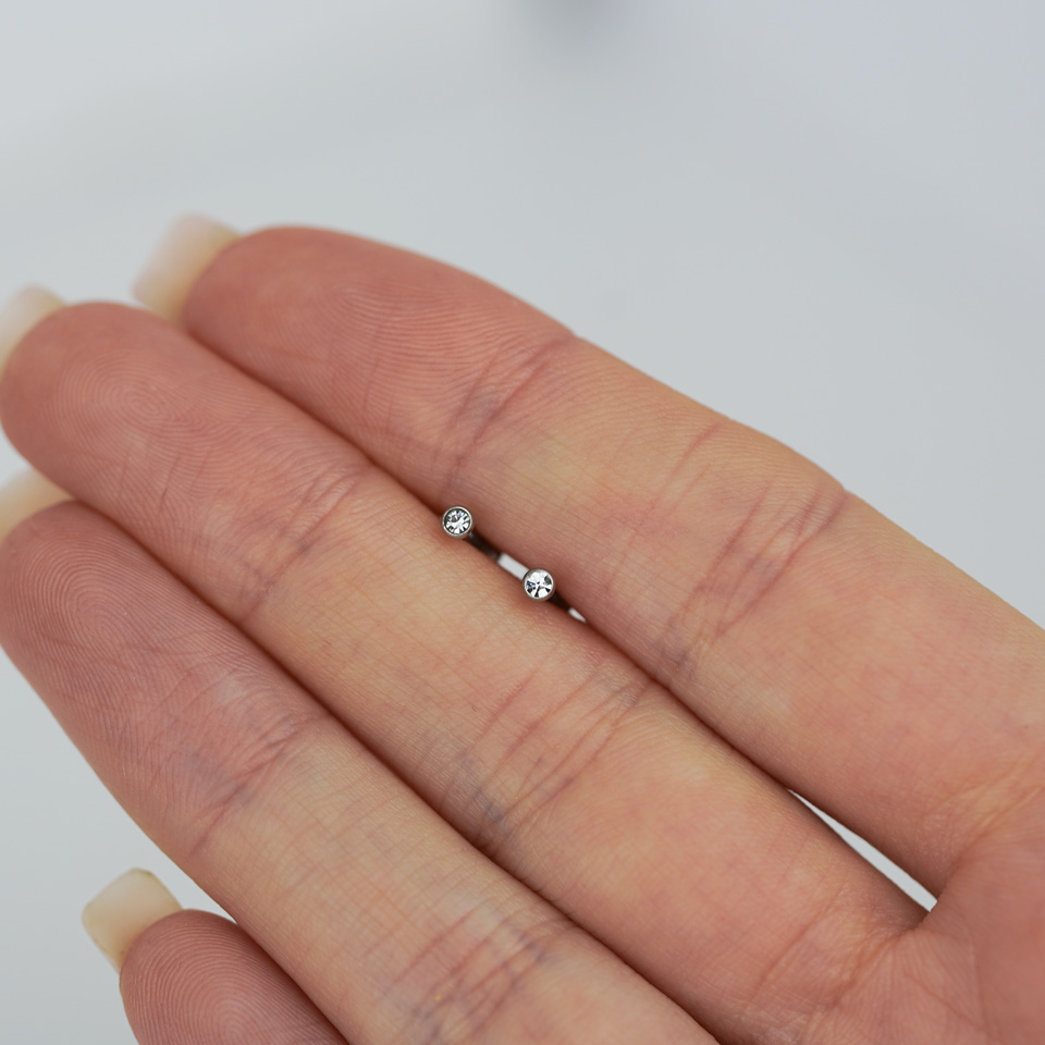 Tiny discount lip stud