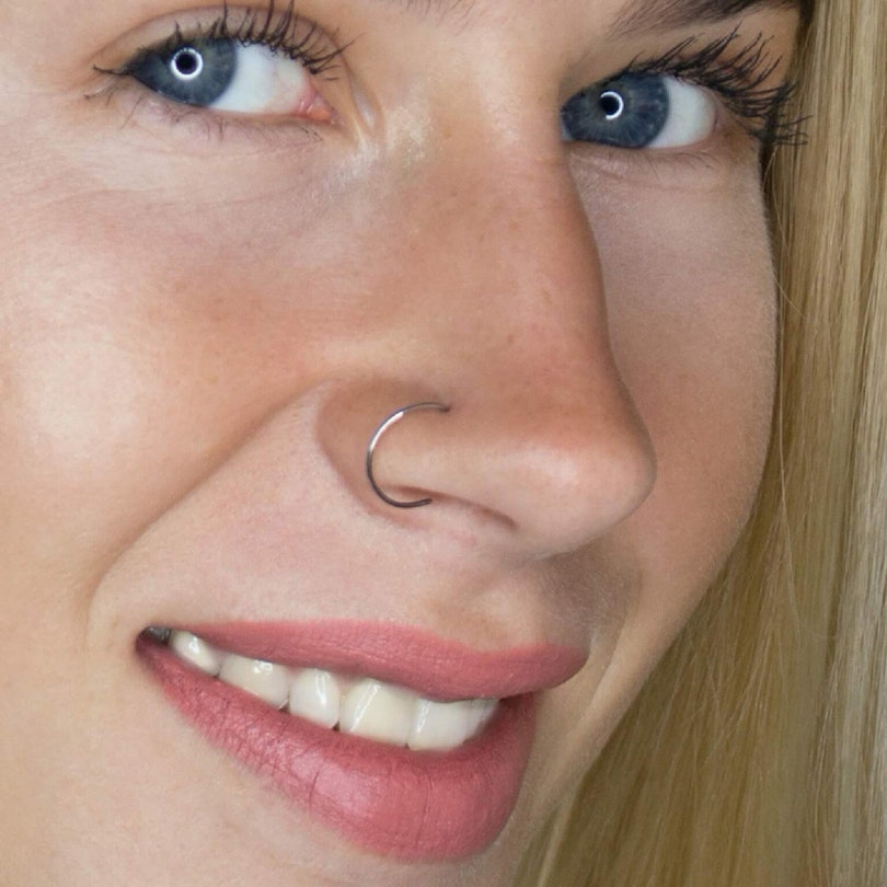 Nose ring of a small size in your choice of color