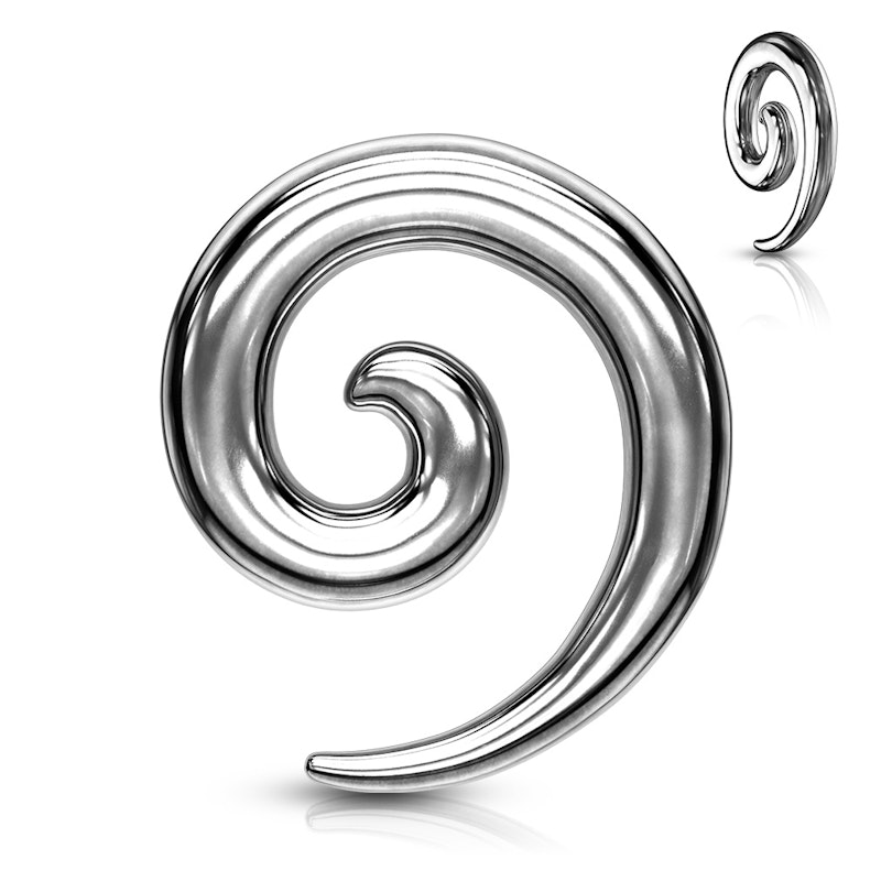 Spiral taper made of surgical steel
