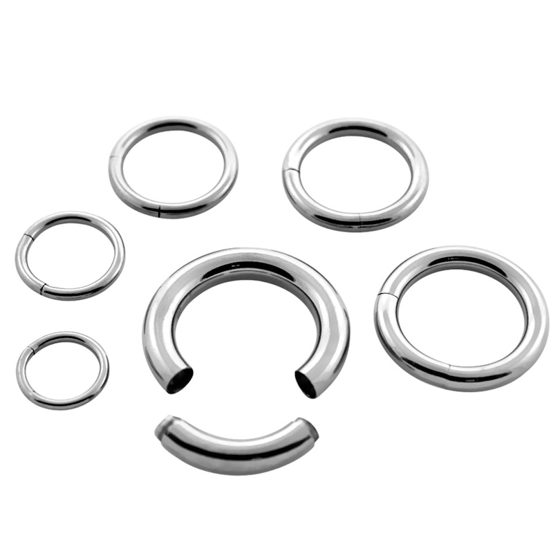 Segment ring made of titanium