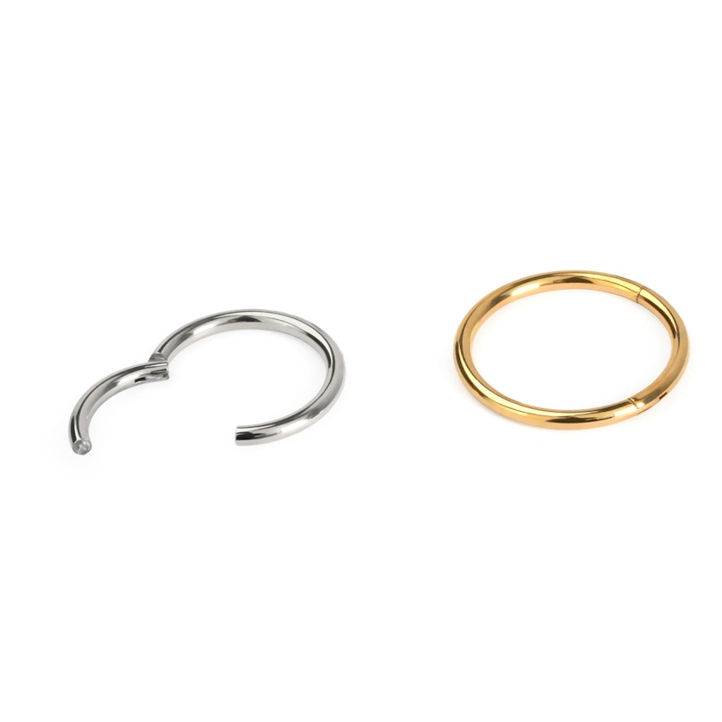 Hinged segment ring in your choice of color