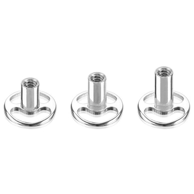 Round dermal anchor base titanium made