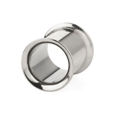 Tunnel made of surgical steel in your choice of color
