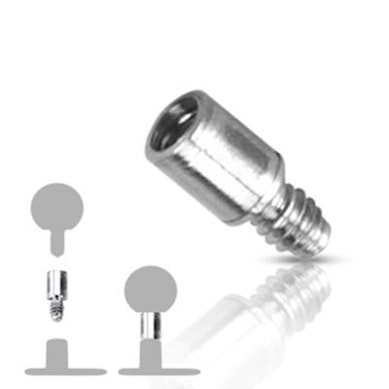 Extension post for dermal anchor