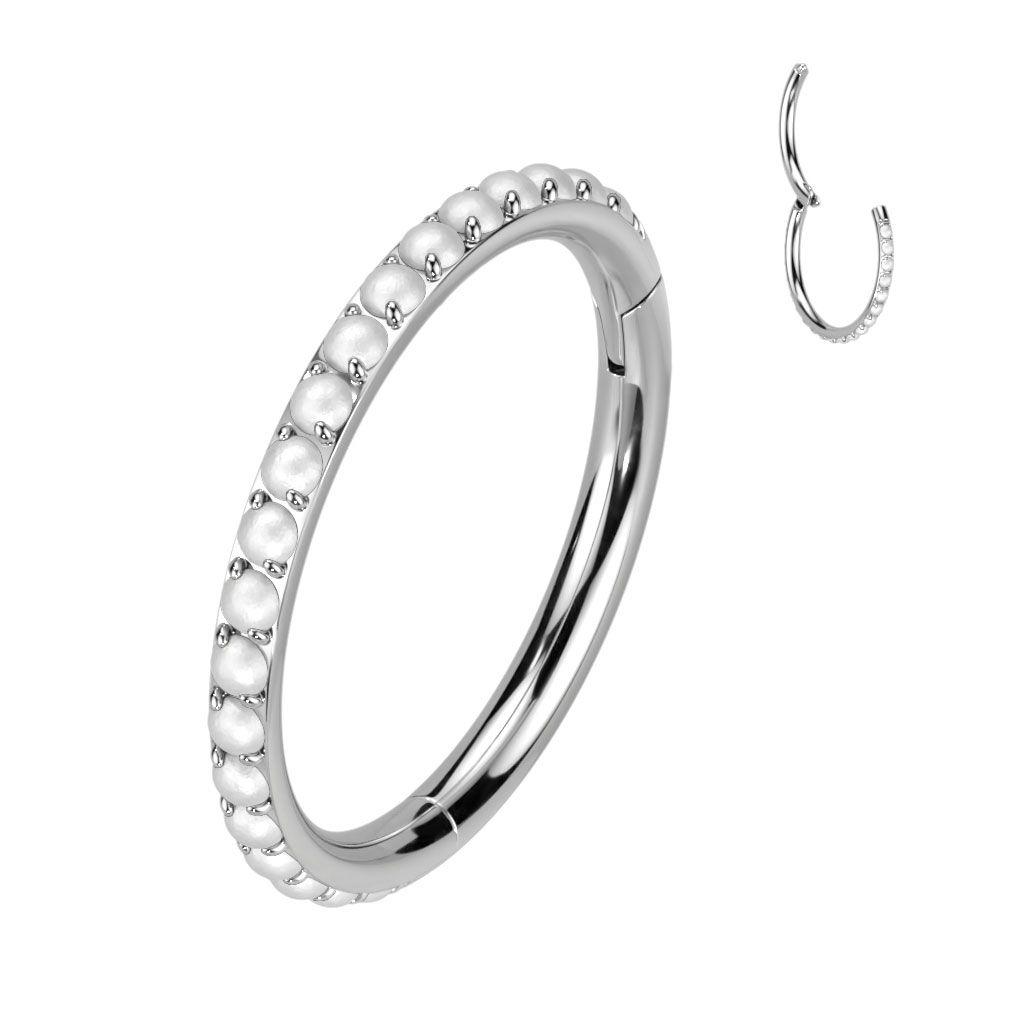 Titanium hinged ring shop