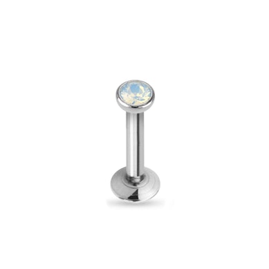 Labret με εσωτερικό στύλο και οπαλίτη στην κορυφή