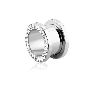 Tunnel with studded edge and screw thread