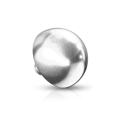 Dermal top dome-shaped made of 14k gold