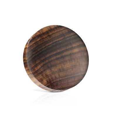 Plug hand-carved from organic wood
