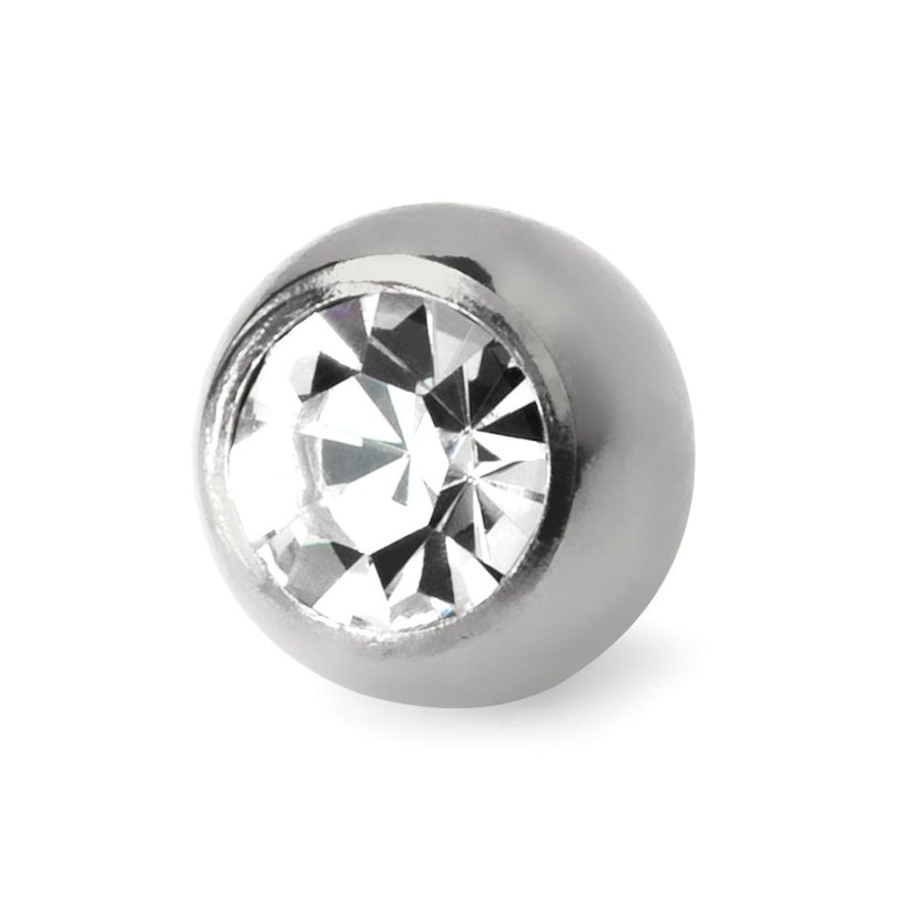 Bezel-set stone in your choice of gem color Piercings