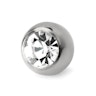 Bezel-set stone in your choice of gem color Piercings