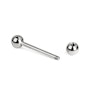 Straight barbell made of titanium Piercing