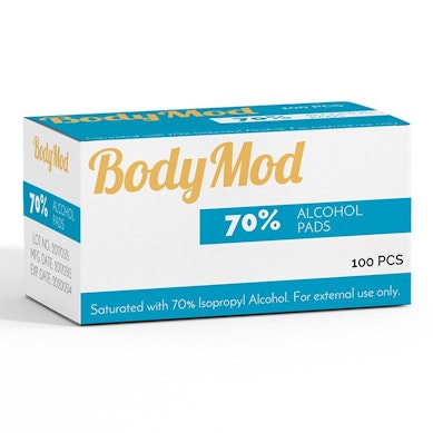 Disinfectant alcohol wipe - box of 100