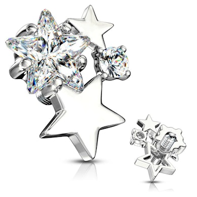 Dermal top with rain of stars