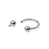 Circular barbell internally threaded made of titanium Body Piercing