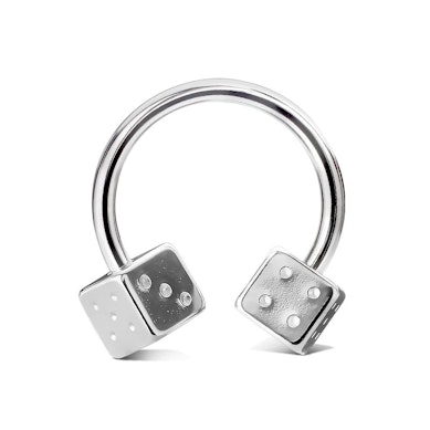 Circular barbell with dice