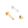 Labret with spike top in your choice of color Piercing Jewelry
