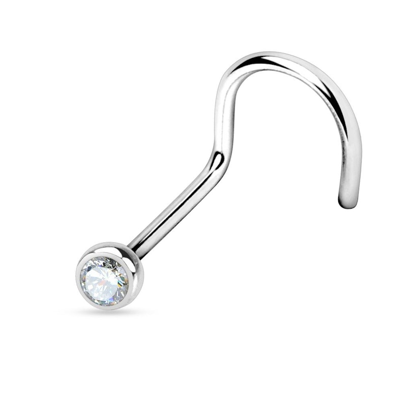 Nose screw made of titanium Piercing Jewelry