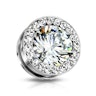 Plug with big and small gems Body Piercing