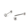 Tongue barbell made of surgical steel in your choice of gem color Body Piercing