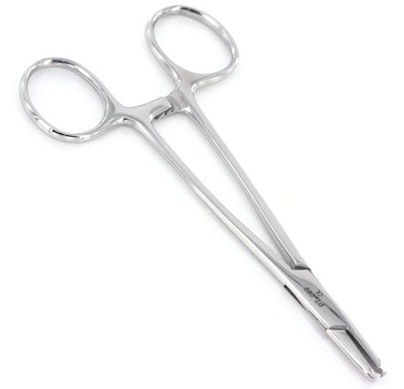 Pliers for dermal anchor discs