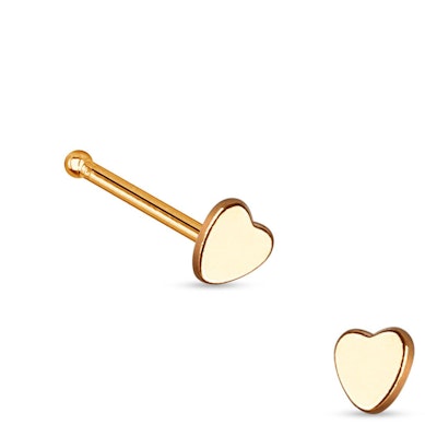 Nose stud in a variety of motifs.