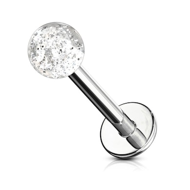 Labret with acrylic ball