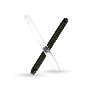 Loose plastic barbell
