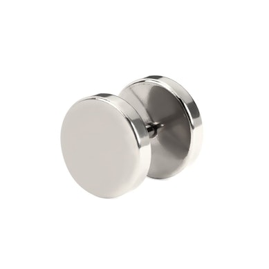 Fake plug made of surgical steel 