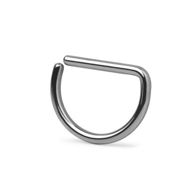D-shaped ring