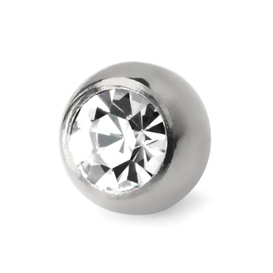 Bezel-set stone in your choice of gem color