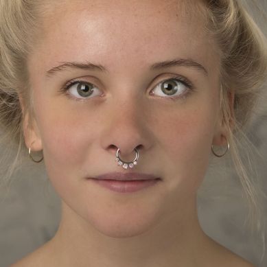 Big septum discount ring girl