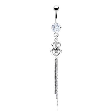 Long belly sales piercing