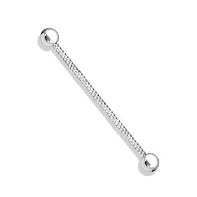 Cool industrial barbell with heart rate design