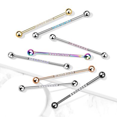 Straight industrial new arrivals piercing