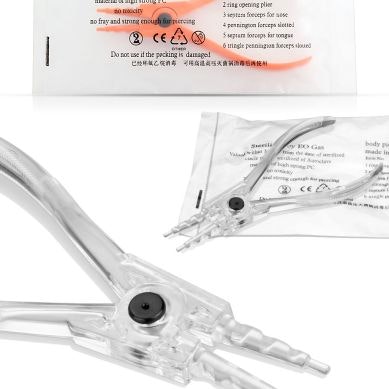 Body Piercing Pliers: Ring Opening & Ring Closing Clamps Captive Beading  Tools