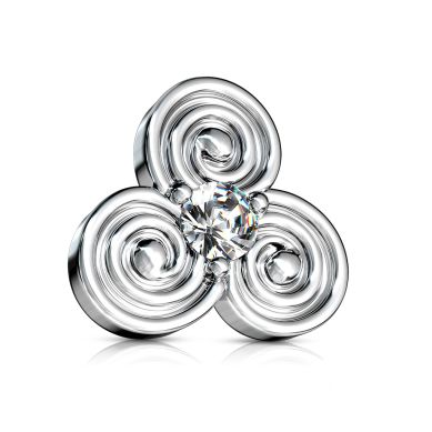 Dangling dermal jewelry deals