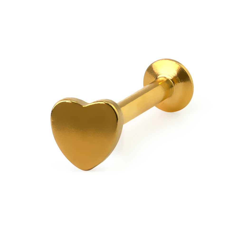 Heart labret jewelry on sale