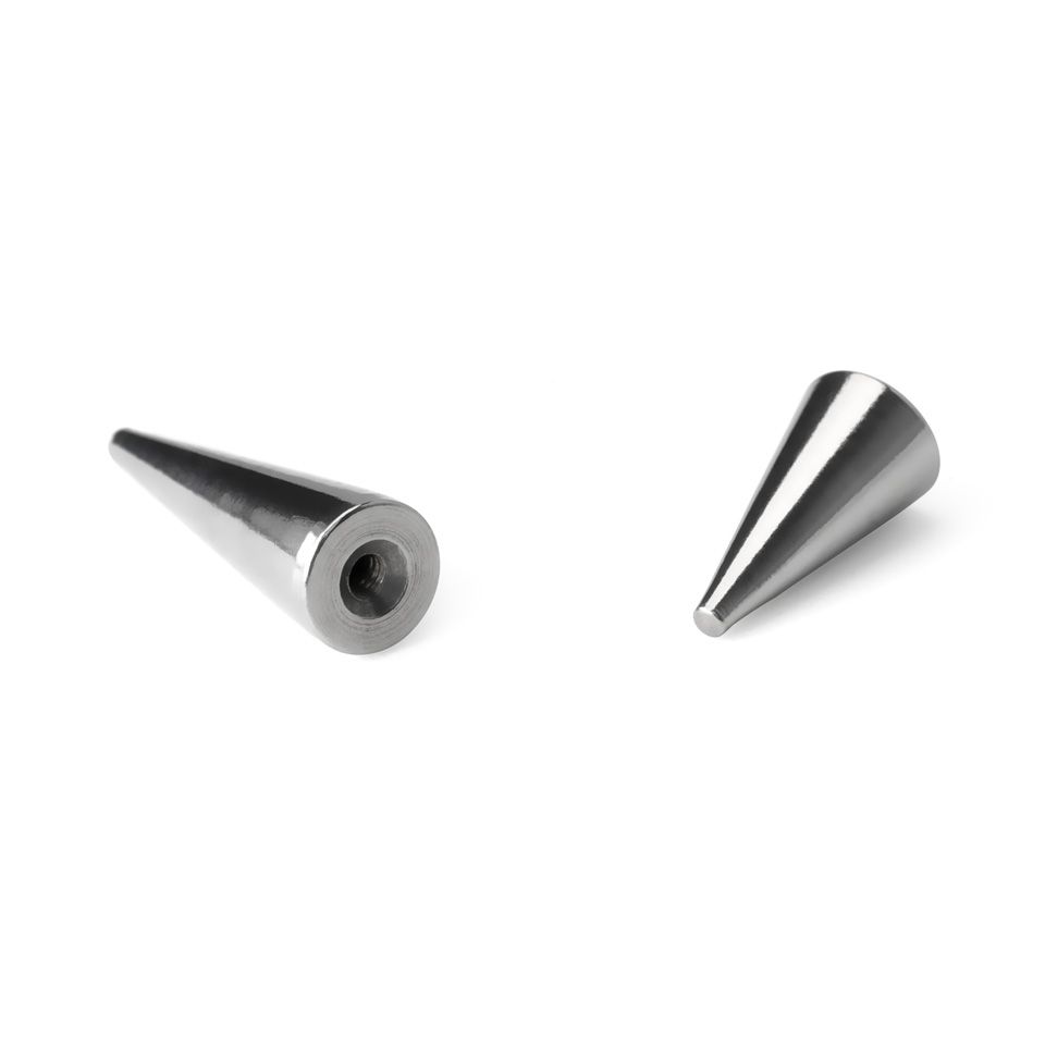 Spike for barbell in different sizes