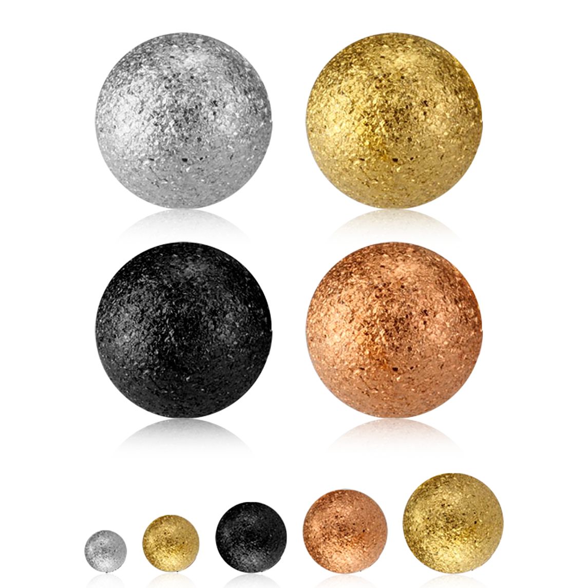 Ball with diamond look