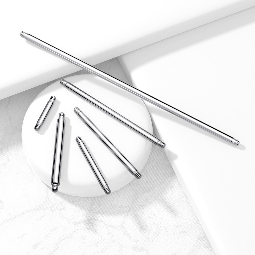 Loose straight barbell in a variety of lengths