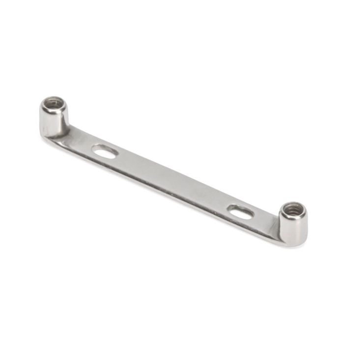 Flat surface bar made of titanium
