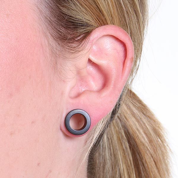 Tunnel in black matte color