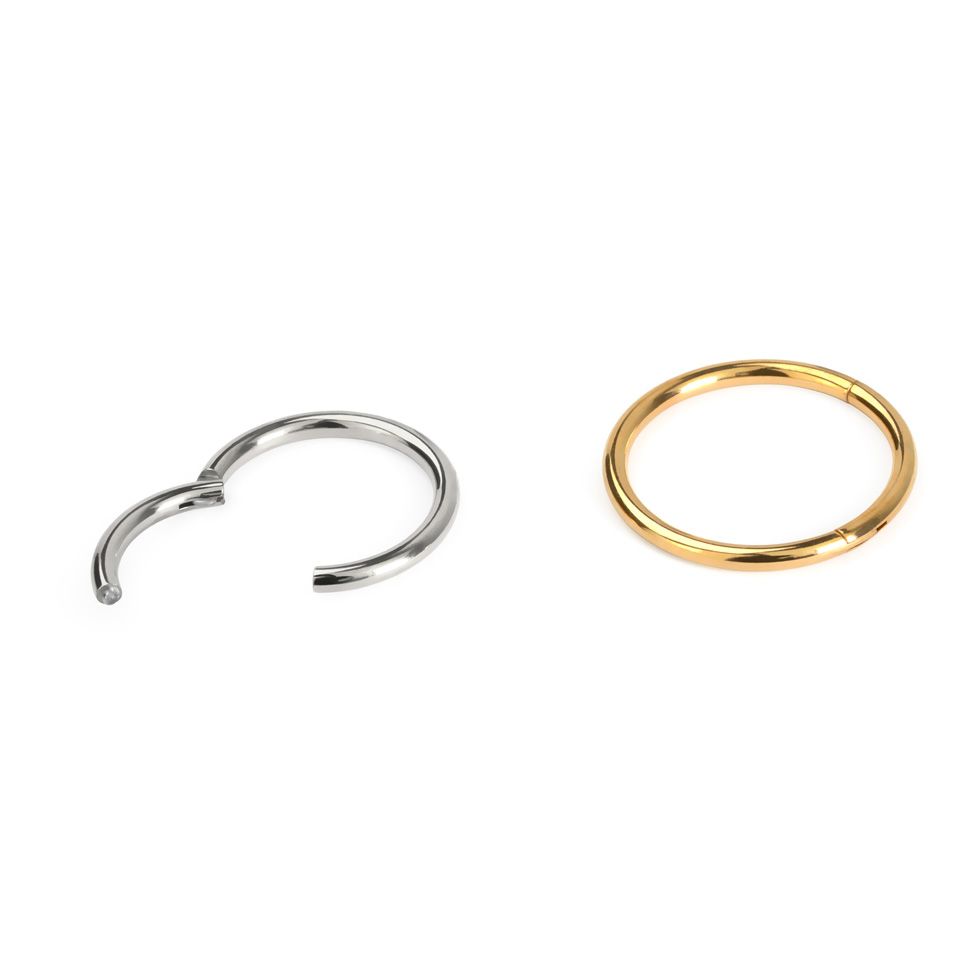 Hinged segment ring in your choice of color