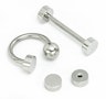Flat ball Piercings