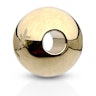 Replacement ball made of 14k gold Body Jewelry
